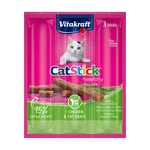 Vitakraft Cat Stick mini kuře a kočičí tráva 3x6 g