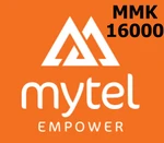 Mytel 16000 MMK Mobile Top-up MM