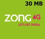 Zong 30 MB Data Mobile Top-up PK