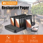 Retekess TD173 Restaurant Pager For Food Truck Coffee Wireless Calling System 20 Vibrator Coaster Bell Buzzer Receivers Bar Chef