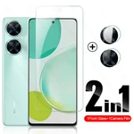 For Huawei Nova 11i 4G 2023 Glass 2In1 Camera Protector Cover On Huawey Hauwei Nova11i Nova 11 i i11 4G 6.8" Tempered Glass Film