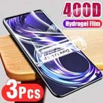 3pcs full cover realmi 8i hydrogel film for realme realmy 8i 5g 2021 6.6" hd anti-scratch front screen protectors film not glass