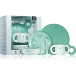 Suavinex Hygge Toddler Feeding Set jídelní sada pro děti 6 m+ Green 5 ks