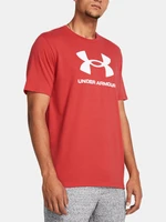 Under Armour UA Sportstyle Logo Update SS Triko Červená