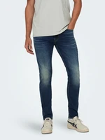 ONLY & SONS Loom Jeans Modrá