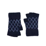 Art Of Polo Woman's Gloves Rk22241 Navy Blue