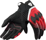 Rev'it! Gloves Veloz Ladies Negru/Roșu M Mănuși de motocicletă