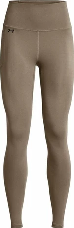 Under Armour Women's UA Motion Full-Length Leggings Taupe Dusk/Black L Fitness spodnie