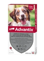 ADVANTIX pro psy spot-on 10-25 kg 4 x 2.5 ml