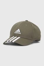 Kšiltovka adidas Performance zelená barva, s aplikací