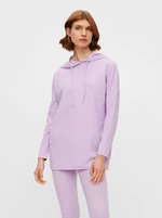 Light Purple Hoodie Pieces Ribbi - Women