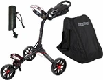 BagBoy Nitron SET Black/Red Wózek golfowy ręczny