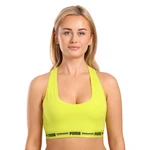 Women's sports bra Puma yellow