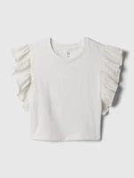 GAP Dětský crop top s volánky - Holky