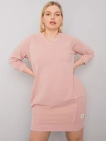 Powder pink cotton dress in Karissa size