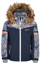 Girl's ski jacket Kilpi LENA-JG dark blue