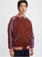 Levi&#39;s Vínový pánský oboustranný bomber Levi's® Souvenir - Pánské