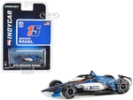 Dallara IndyCar 15 Graham Rahal / Rahal Letterman Lanigan Racing United Rentals "NTT IndyCar Series" (2023) 1/64 Diecast Model Car by Greenlight