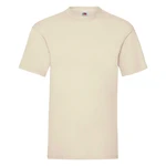 Beige Men's T-shirt Valueweight Fruit of the Loom