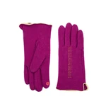 Art Of Polo Woman's Gloves rk23348-4 Fuchsia/Silver