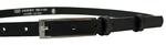 Penny Belts Dámsky kožený opasok 15-1-60 black 100 cm