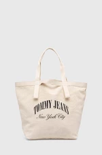 Kabelka Tommy Jeans béžová barva, AW0AW15953