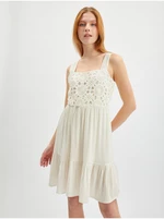 Orsay Krémové dámské šaty - Dámské