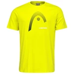 Dětské tričko Head  Club Carl T-Shirt Junior Yellow  140 cm