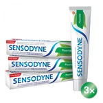 SENSODYNE Fluoridová zubná pasta 3 x 75 ml