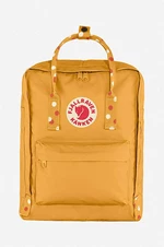 Ruksak Fjallraven Kanken F23510.160.916-160, žltá farba, veľký, s nášivkou