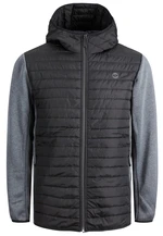 Jack&Jones Pánská bunda JJEMULTI 12182242 Black/Grey Melange M