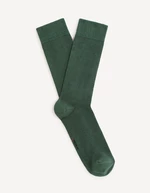 Green men's socks Celio Milof