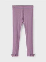 Purple girly leggings name it Karla - Girls