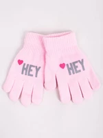 Yoclub Kids's Gloves RED-0012G-AA5A-023