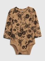 GAP Baby body organic floral dlouhý rukáv - Holky