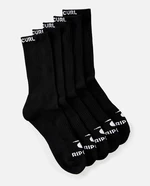 Socks Rip Curl BRAND CREW SOCK 5-PK Black