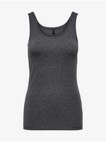 Women's Basic Tank Top ONLY Live Love - Dark Grey