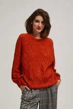 Openwork sweater