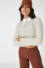 Koton Women's Beige Sweater