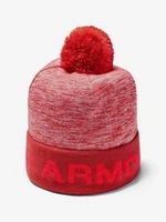 Under Armour Čepice Boy'S Gametime Pom Beanie-Red - Kluci