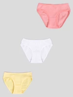 Yoclub Kids's Cotton Girls' Briefs Underwear 3-Pack BMD-0035G-AA30