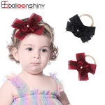 Balleenshiny Bebes Accesorios Recien Nacido Stretch Super Soft Nylon Baby Camera Headband Infant Toddler Kawaii Accessories