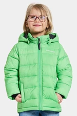 Dětská zimní bunda Didriksons RODI KIDS JACKET zelená barva