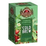 BASILUR Cold Brew Strawberry Cucumber & Mint ovocný čaj 20 sáčků