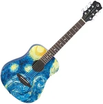 Luna 3/4 Travel Starry Night Guitare acoustique