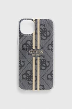 Puzdro na mobil Guess iPhone 15 Plus / 14 Plus 6.7" šedá farba