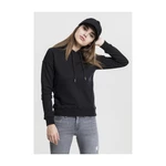 Women's black hooded jacket