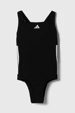 Jednodielne detské plavky adidas Performance čierna farba