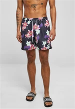 Patterned swimsuit shorts dark jungle aop