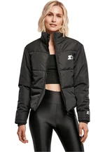 Women's Starter Logo Puffer Jacket Black